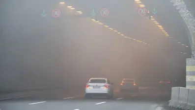 Anadolu Otoyolu'nda sis etkili oldu