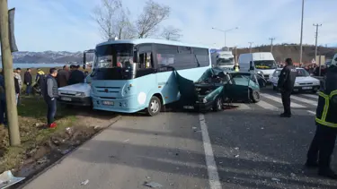 Ordu'da zincirleme kaza: 2 ölü, 4 yaralı
