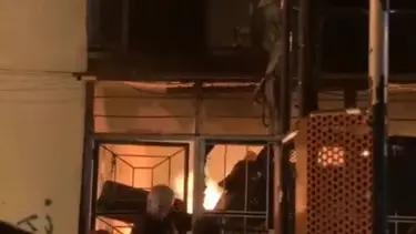 Bursa'da 6 katlı apartmanda yangın