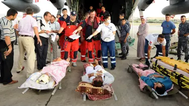 Musul'daki saldırıda yaralananlar Ankara'da