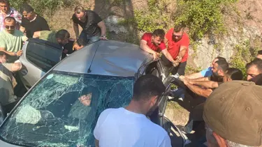 Zonguldak'ta otomobil takla attı: 1 ölü, 3 yaralı