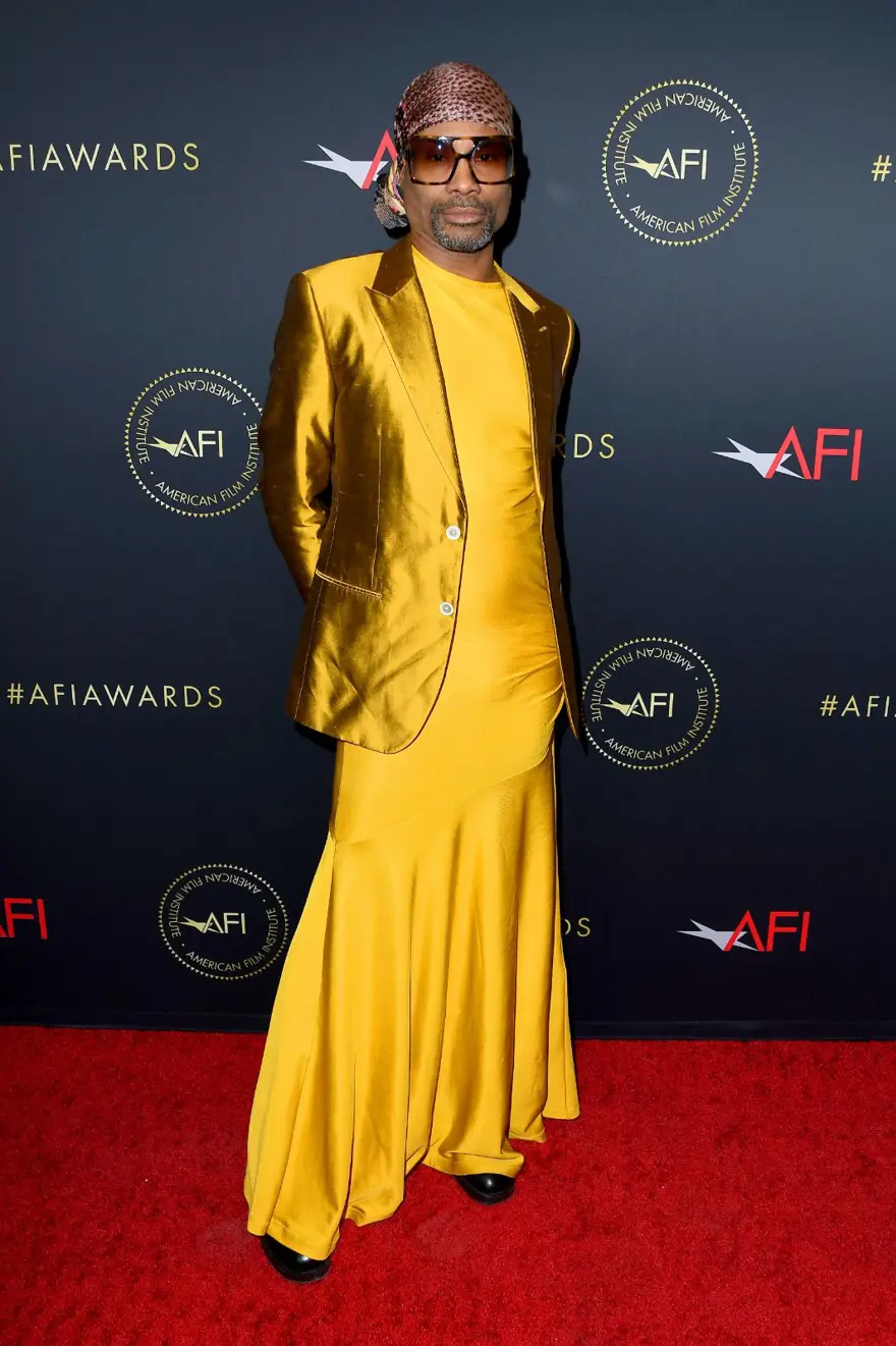 91. Oscar Ödülleri (Oscar 2019) kırmızı halısında elbise-smokin (Billy Porter'ın Cindrella smokini) 23