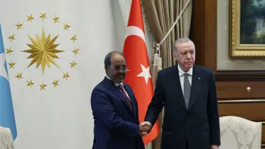Cumhurbaşkanı Erdoğan'ın Somalili mevkidaşı Mahmud ile görüştü
