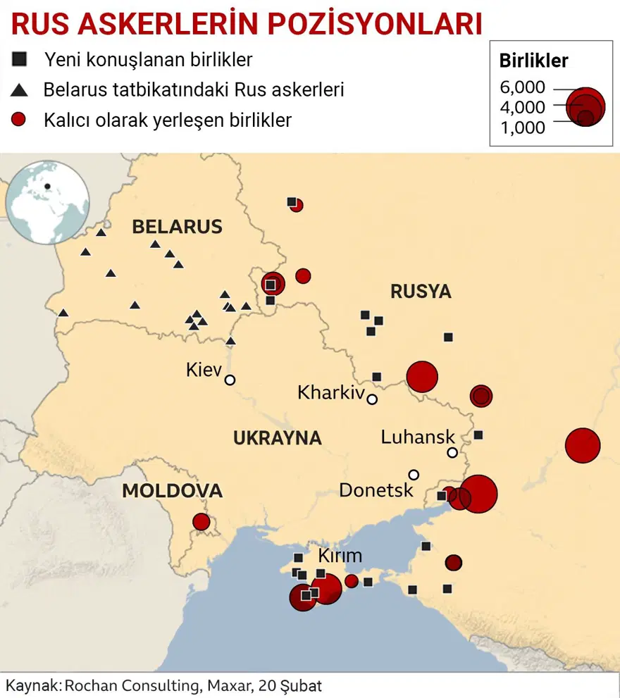 İŞTE RUSYA'NIN İŞGAL ROTALARI 1