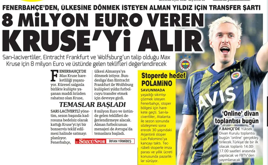 Günün spor manşetleri (15 Mayıs 2020) 