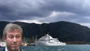 Rus milyarder Abramoviç'in yatı Marmaris'te Rus milyarder Abramoviç'in yatı Marmaris'te