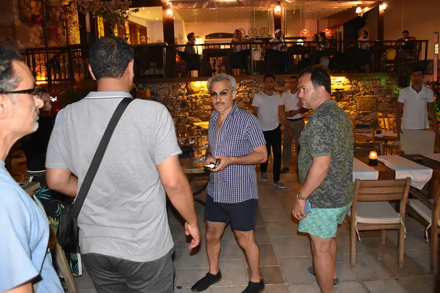 Suudi prens koruma ordusuyla Bodrum sokaklarında 7