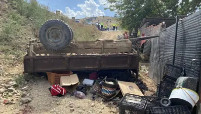 Tarım işçilerini taşıyan traktör devrildi: 11 yaralı