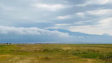 Ağrı Dağı'na kar yağdı