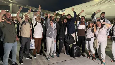 Sumud aktivisti 15 Türk İstanbul'da