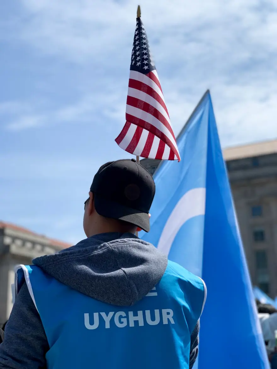 Washington'da Sincan Uygur protestosu 8