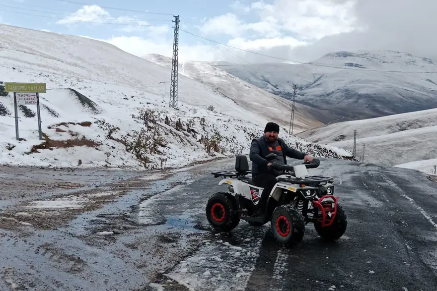 Hava soğudu, gece kar yağdı: Beyaz örtüyle kaplandı 5 Hava soğudu, gece kar yağdı: Beyaz örtüyle kaplandı 5