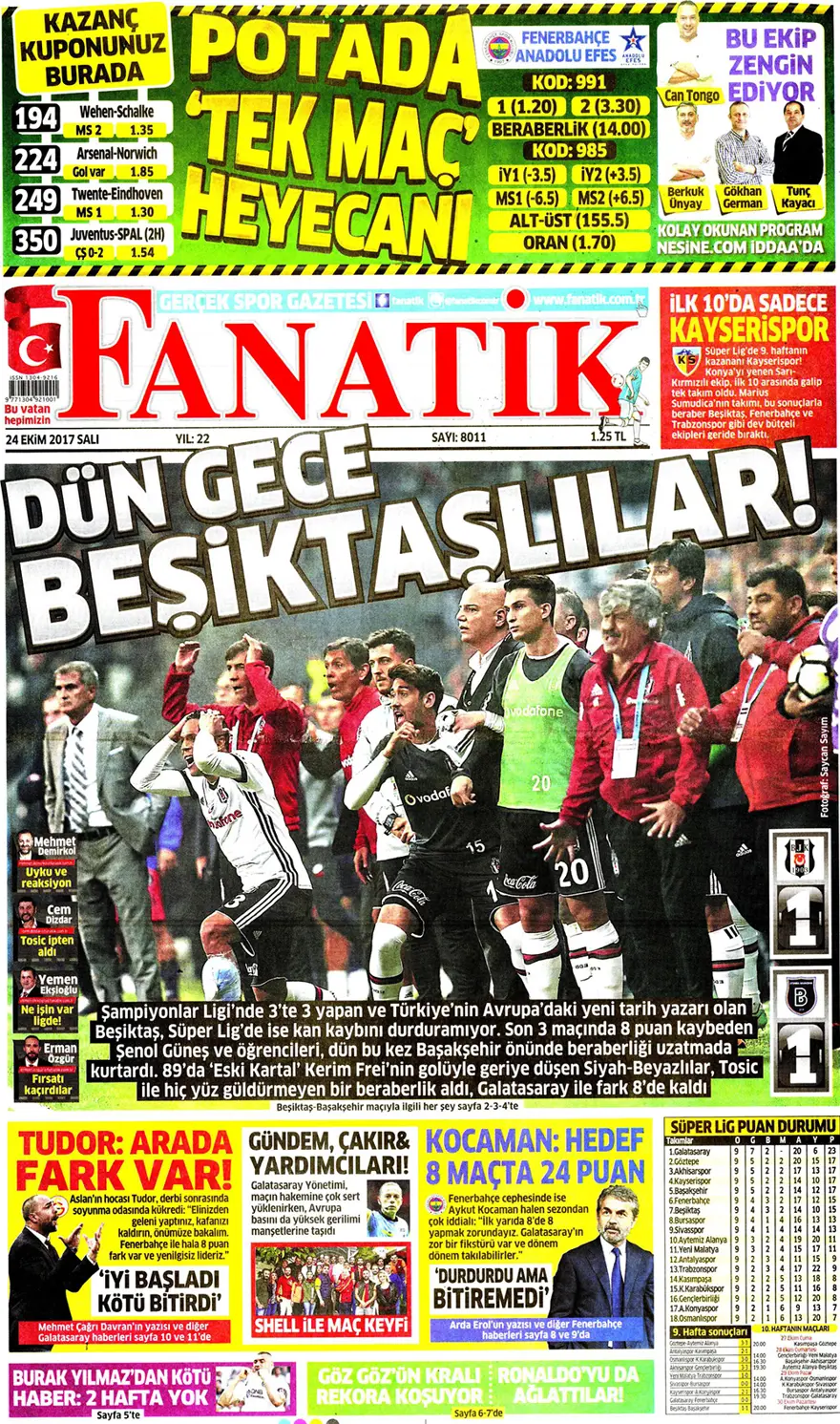 Günün gazete manşetleri - 24 Ekim 2017 17