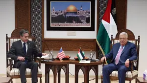 Batı Şeria'da sürpriz görüşme: Blinken ile Abbas bir araya geldi