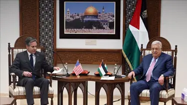 Batı Şeria'da sürpriz görüşme: Blinken ile Abbas bir araya geldi