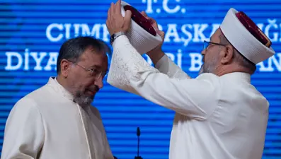 Diyanet İşleri Başkanlığı'nda devir teslim töreni