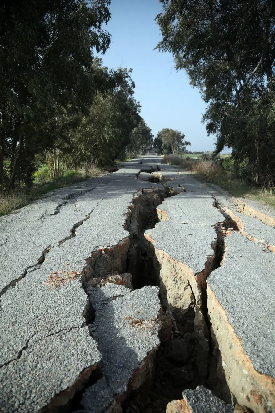 Depremden sonra kuş cennetinde büyük yarıklar 8