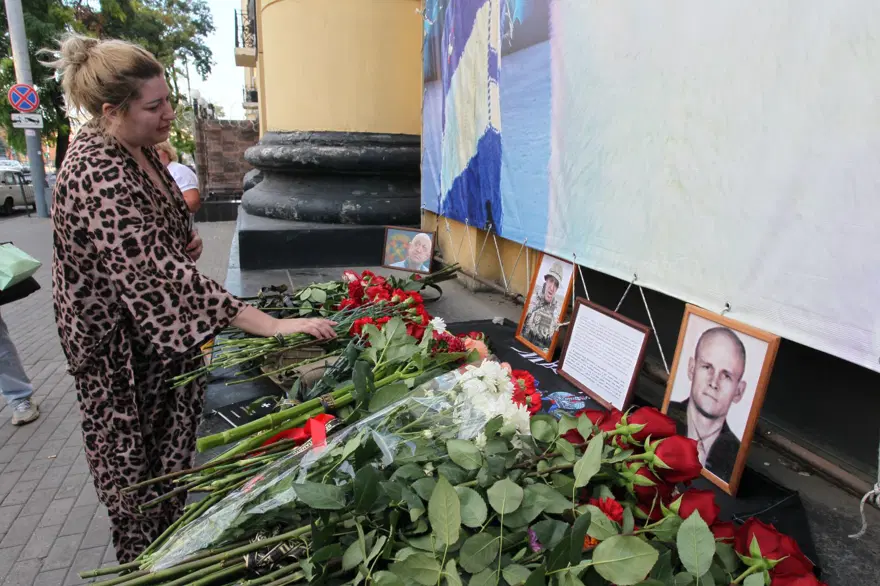 Wagner'in kurucusu Prigojin için Rostov’da anma töreni 3 Wagner'in kurucusu Prigojin için Rostov’da anma töreni 3
