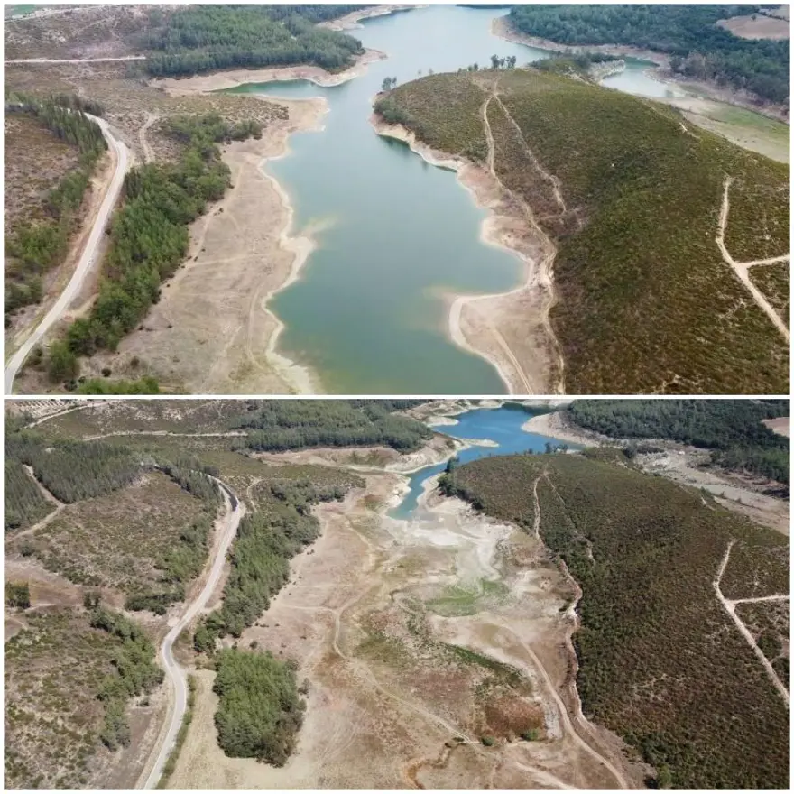 Barajların doluluk oranı kuraklık nedeniyle düştü 1
