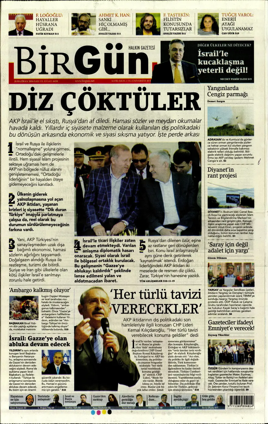 Gazete manşetleri (28.06.2016) 10