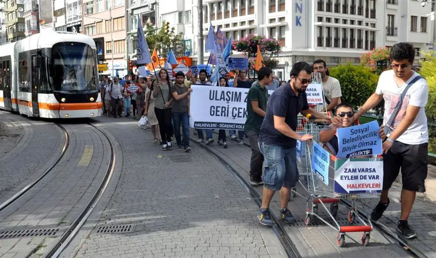 Zamma market arabalı protesto 