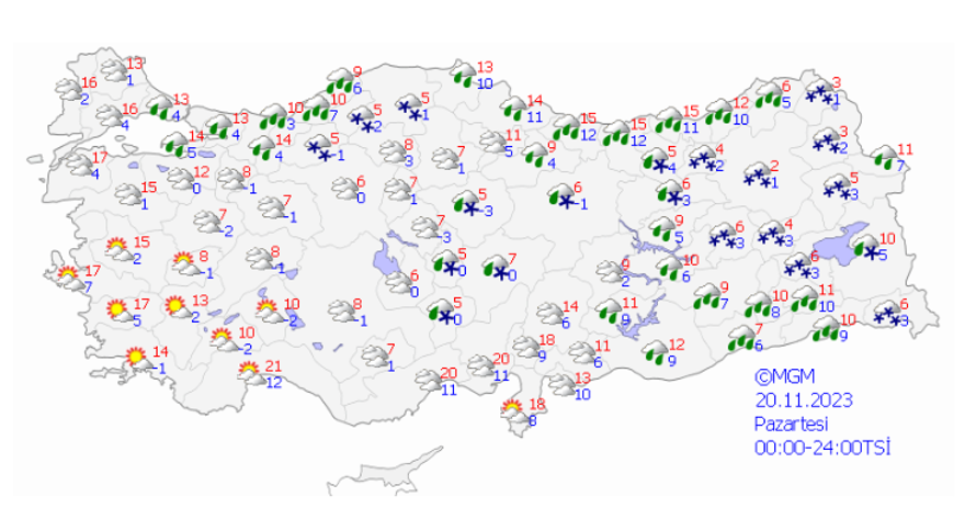 20 KASIM PAZARTESİ HAVA DURUMU 14 20 KASIM PAZARTESİ HAVA DURUMU 14