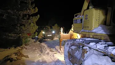 Kazdağları'nda mahsur kalan iki kişi kurtarıldı