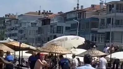 Halk plajında kavga: İzinsiz şezlong koyup para topladılar