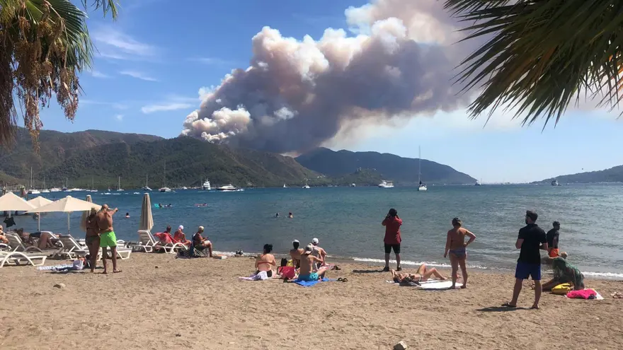Marmaris'te orman yangını 12