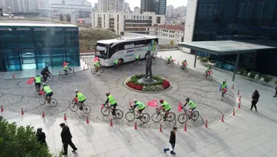 Ataşehir'den Anıtkabir'e pedal çevirecekler