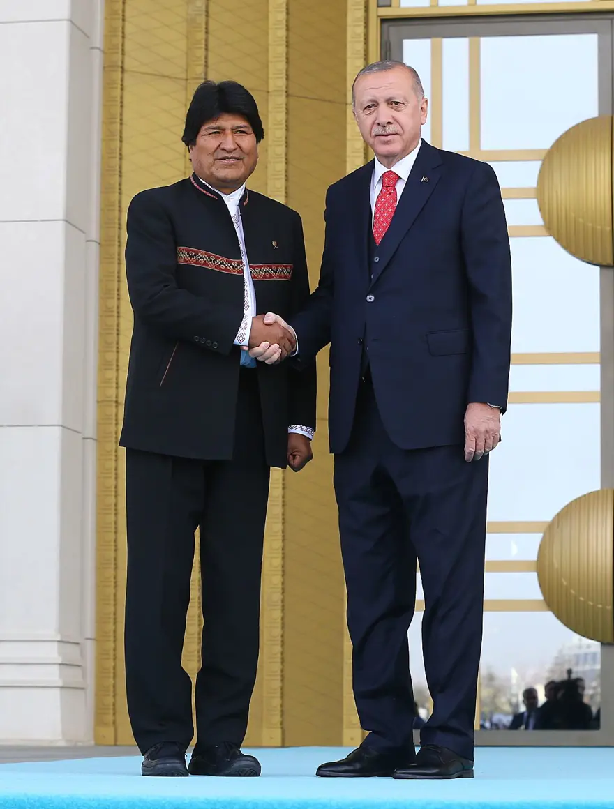 Bolivya lideri Morales Ankara'da 11