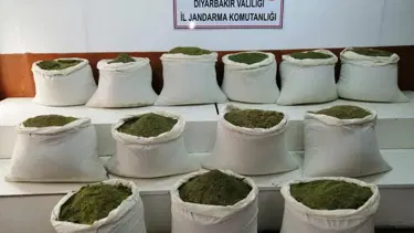 Diyarbakır'da 1 ton esrar ele geçirildi