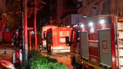 Eşine kızdı, evini ateşe verdi