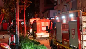 Eşine kızdı, evini ateşe verdi