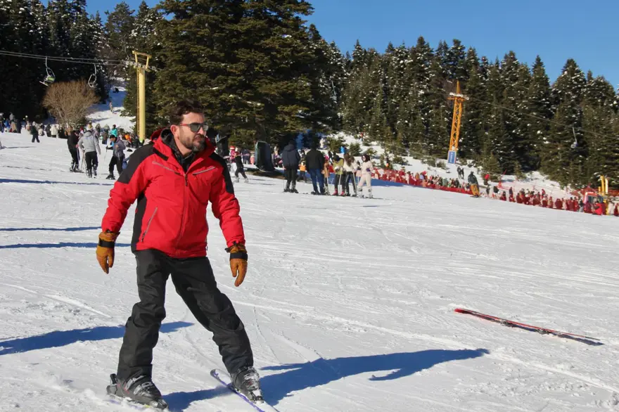 Sömestr tatilinde Uludağ'a akın ettiler 5