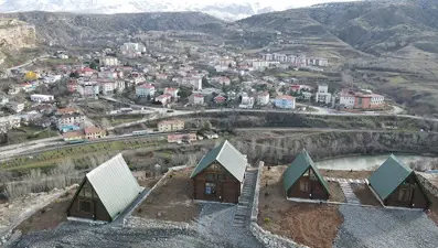 Kemah'taki bungalovlar turistleri ağırlayacak