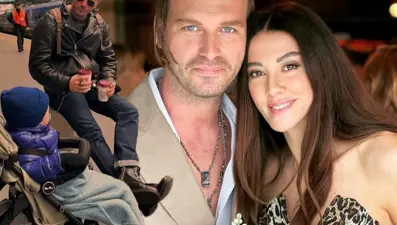 Kıvanç Tatlıtuğ ile oğlu Kurt Efe'den yeni kare