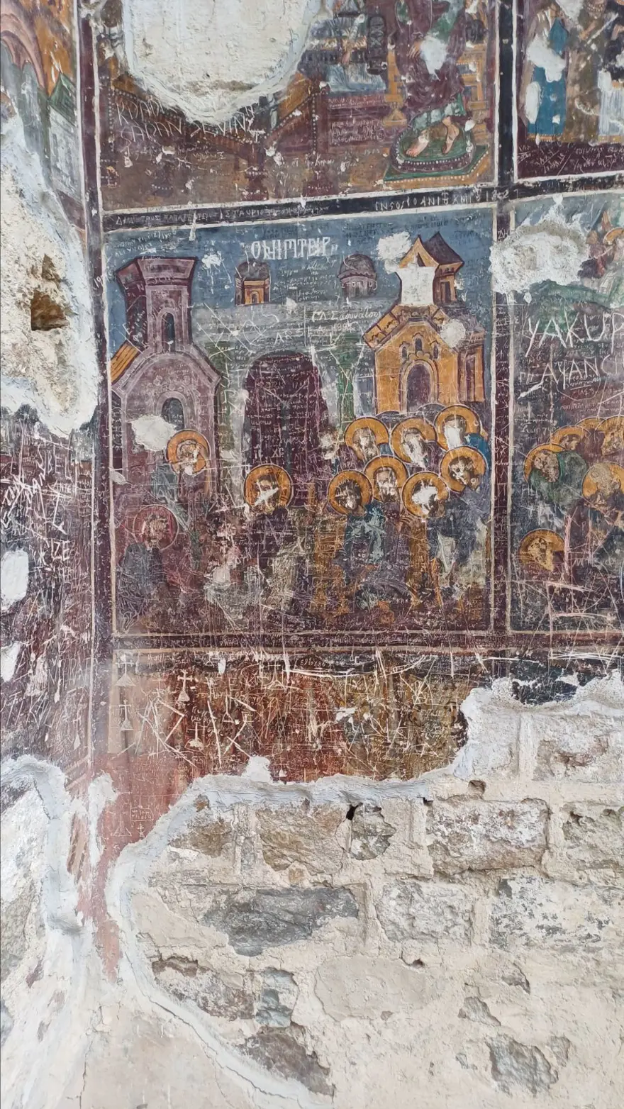 Sümela Manastırı'nın freskleri restorasyonla gün yüzüne çıkarılıyor 7
