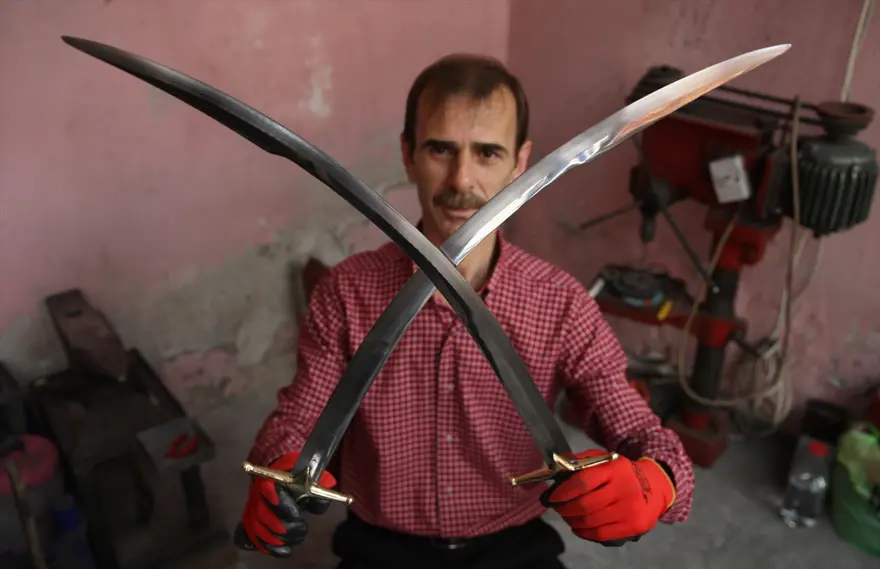 Bilal Erdoğan'a özel kılıç (Etnospor Kültür Festivali) 5