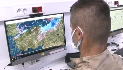 NTV ekibi Jandarma Mobil Harekat Merkezi'nde