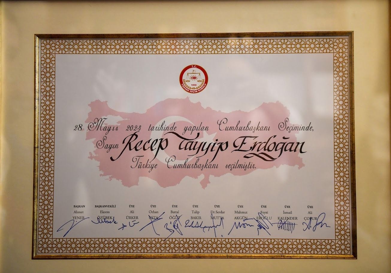 Cumhurbaşkanı seçimi ikinci tur kesin sonuçları açıklandı