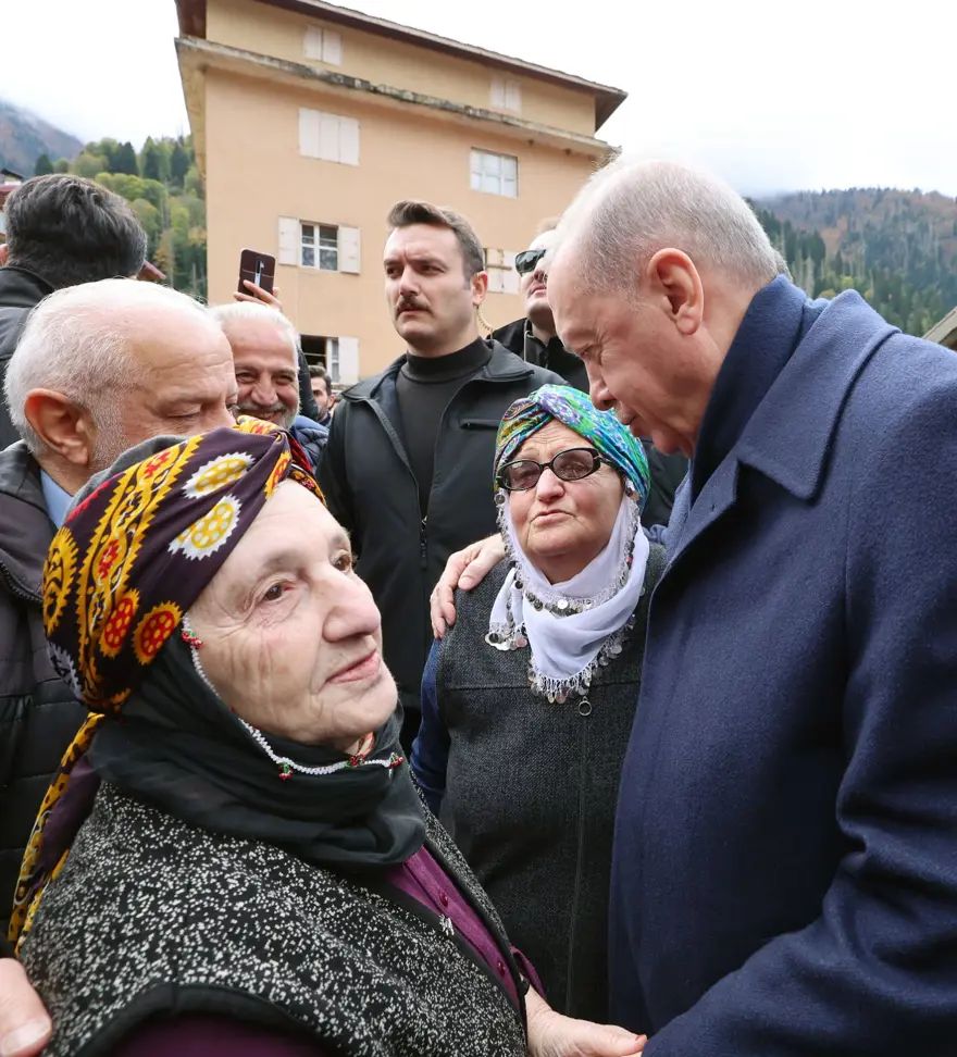 Cumhurbaşkanı Erdoğan'dan Ayder Yaylası'na ziyaret 9