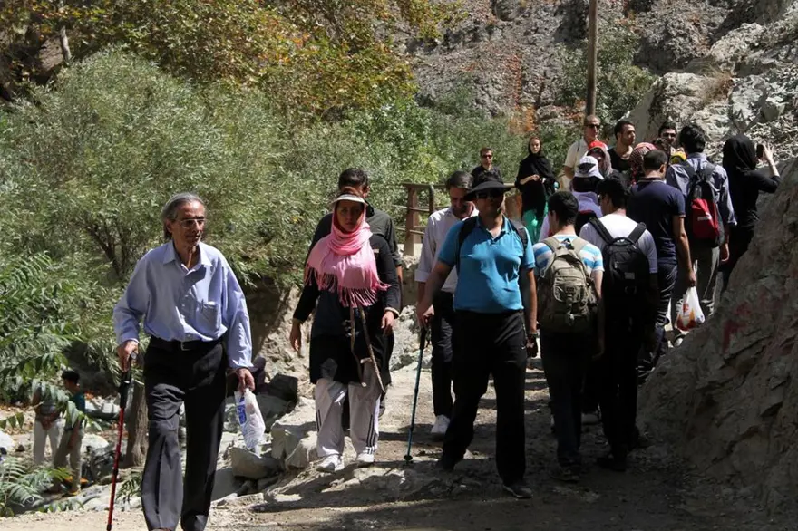 Tahran'da dağ yürüyüşleri 10