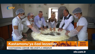 “Kastamonu’nun meşhur çekme helvası nasıl yapılır?”