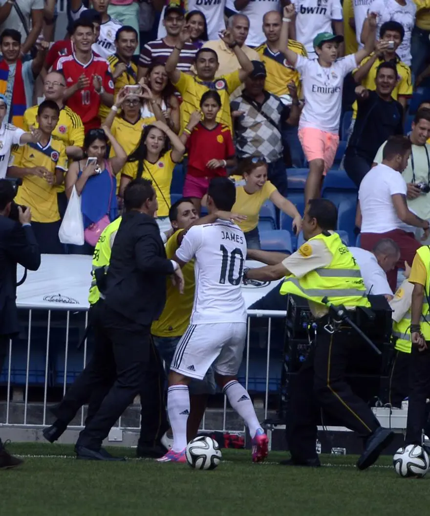 James Rodriguez Bernabeu'da 6