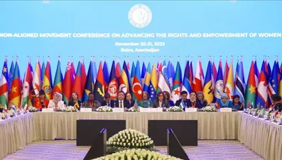 Bağlantısızlar Hareketi temsilcileri, kadın hakları için Bakü'de bir araya geldi