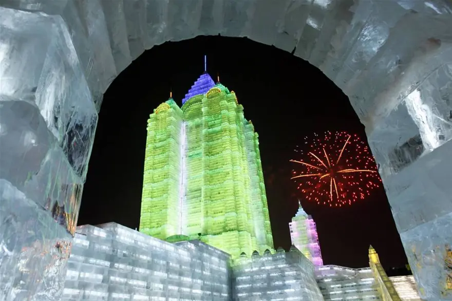 Çin'de buz festivali 4 Çin'de buz festivali 4