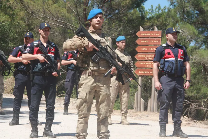 Kazdağları'na komando koruması 6