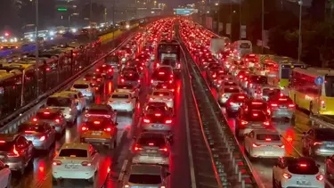 İstanbul'da bayram trafiği: Yoğunluk yüzde 85'e ulaştı
