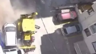 Kepçe kontrolden çıktı, Kocaeli'de facianın eşiğinden dönüldü